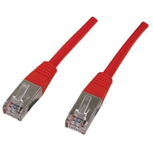 Cordon RJ45 catégorie 6 F/UTP rouge - 5 m