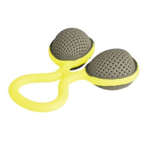 Taf Toys hochet Rattan Rattle Ringjunior 14 cm jaune