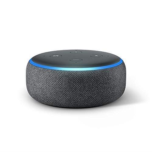 Amazon Echo Dot (3ème génération), Enceinte connectée avec Alexa, Tissu anthracite
