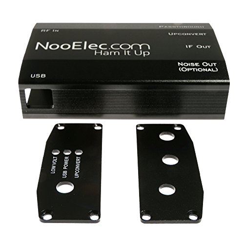Kit d'Enceinte en Aluminium Extrudé NooElec, Noir, pour Convertisseur Radio RF Ham It Up Plus Barebones pour Radios NESDR et RTL-S