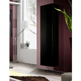 Vitrine Murale Design "Fly I" 170cm Noir - 1