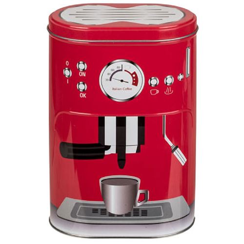 Boite aspect Percolateur métallique pour le café