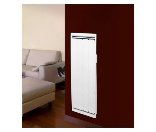 NOIROT Calidou Plus - 1000 watts - Radiateur a veritable inertie fonte + film chauffant - Entierement programmable - Format Vert - NOIROT