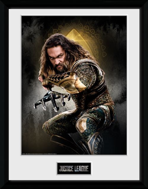 Photographie encadree Justice League Movie Aquaman Solo 30x40cm