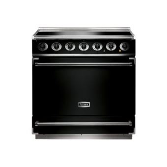 Falcon 900S - Cuisinière - pose libre - largeur : 90 cm - profondeur : 61 cm - hauteur : 91.2 cm - classe A - noir