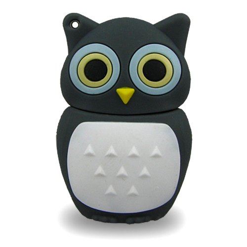 818-TEch No13700080336 Hi-Speed (USB 3.0 clé 16Go) hibou oiseau eagle owl 3D gris