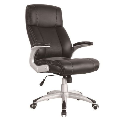 Waytex Jupiter Fauteuil Noir avec Pied Chrome