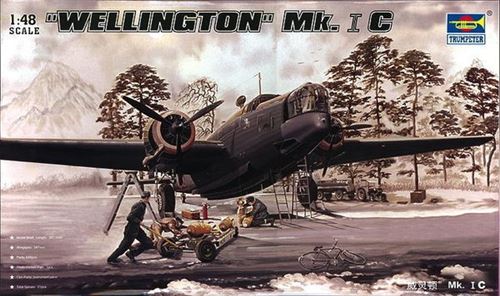 Maquette avion Trumpeter WELLINGTON MK.1C- 1/48 - Maquette d'avion