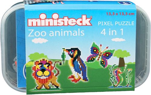 Ministeck boîte de zoo 4-en-1 500-pièce