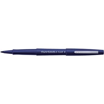 Stylo feutre Papermate Flair Taille Pointe Moyenne Bleu
