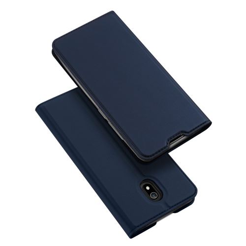 Etui en PU avec porte-carte bleu foncé pour votre Xiaomi Redmi 8A