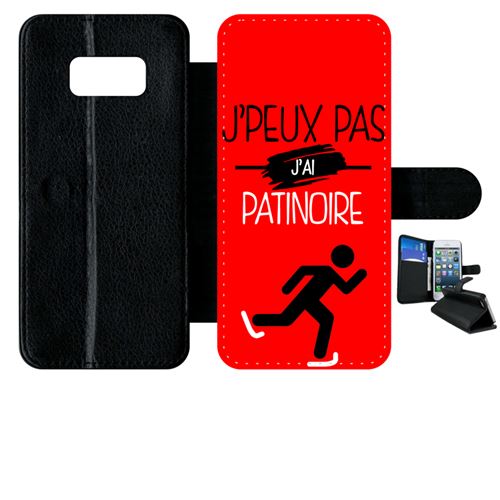 Etui à rabat samsung galaxy s8 j peux pas j ai patinoire 9