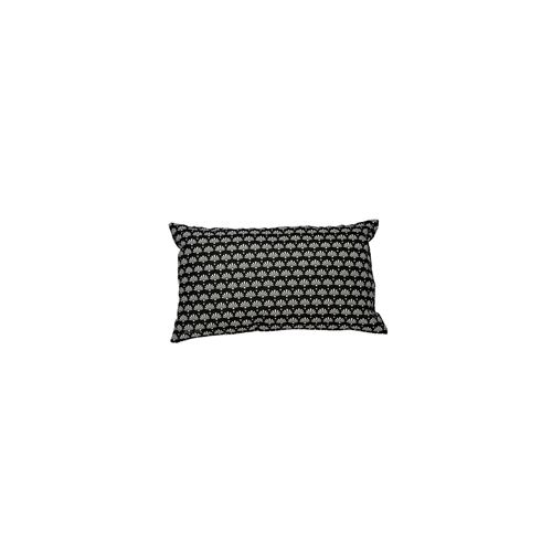 jardin prive coussin déco helsinki noir - 50x30 cm