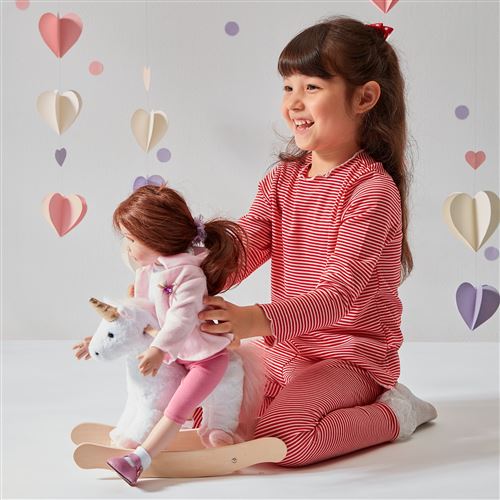 Olivias licorne à bascule peluche poupée poupon jeux d'imitation TD-12588C