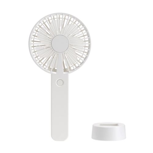 ventilateur de bureau LED portable d'été maison électrique charge extérieure USB blanc
