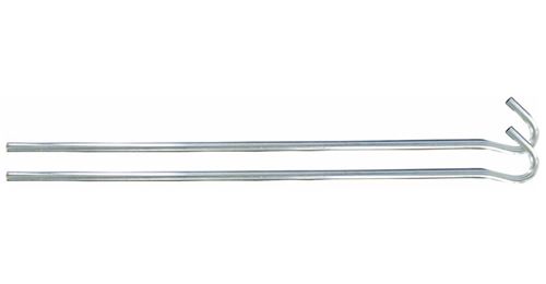 Highlander piquet de tente 21,5 cm acier argent 100 pièces