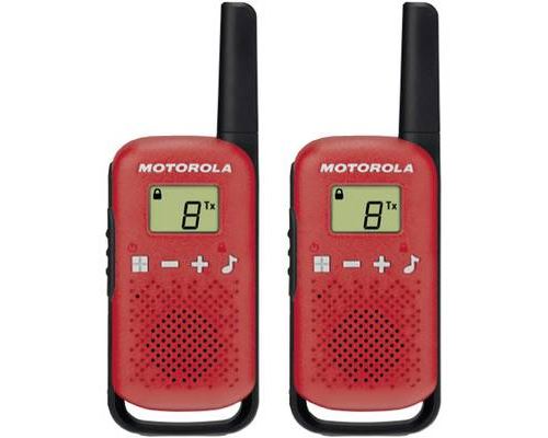 Motorola Talkabout T42 - Red - Twin Pack