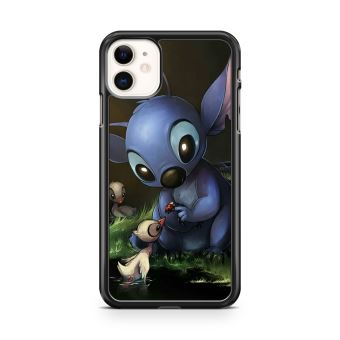 Coque Fifrelin Rigide Noire pour iPhone 11 Lilo Stitch Disney Cute - Coque  et étui téléphone mobile - Achat & prix