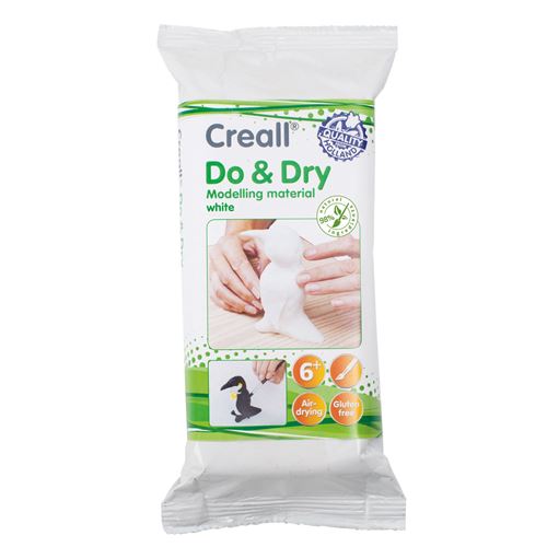 Do + dry - pâte à modeler - blanc - voir description, 500g - blanc creall