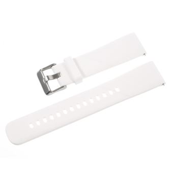Bracelet cuir Garmin Vivoactive 3 (blanc) 