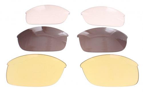 Lazer jeu de lentilles AR1noir/jaune/transparent/transparent