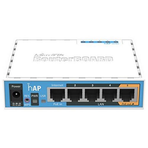 Point d'Accès Mikrotik RB951UI-2ND AP hAP 802.11b/g/n 2x2 5xLAN
