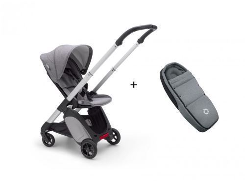 Bugaboo - Ant poussette naissance alu - gris chiné