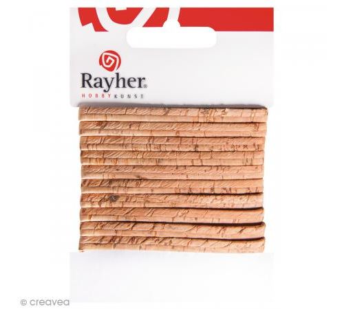 Cordon plat liège nature - 5mm (100 cm) - Rayher