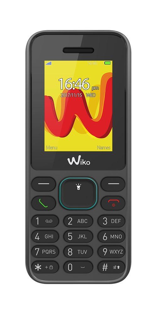 Wiko Lubi5 Téléphone portable débloqué 2G (Ecran: 1,8 pouces - 32Mo - Double SIM) Noir