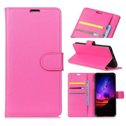 Etui en PU magnétique rose pour votre Motorola P40