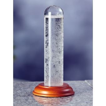 Baromètre FitzRoy en verre 17 cm - Station météo thermomètre pluviomètre -  Achat & prix