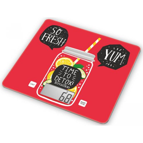 Balance De Cuisine Terraillon T 1040 Detox Red