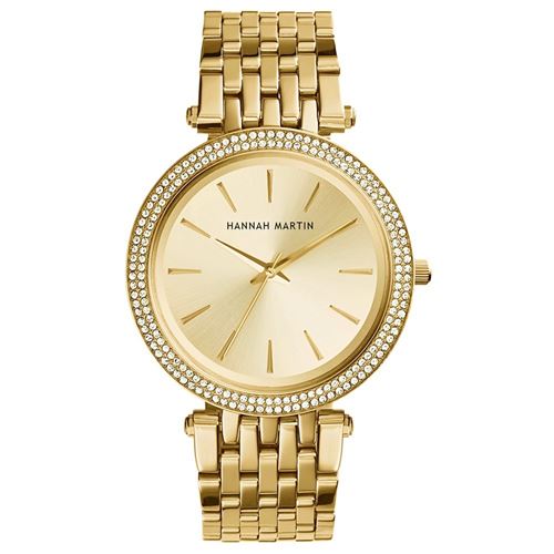 Montre à quartz HANNAH MARTIN Femme HM-1185O - Or(40mm)