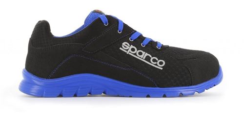 Chaussure de sécurité S24 SPARCO Practice - Noir /bleu - Taille 44 - PRACTICE07517NRAZ44