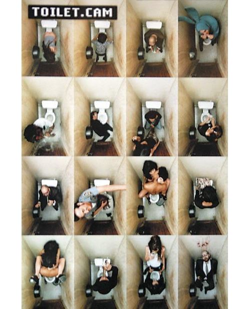 TOILET.CAM POSTER, Affiche 91,5 cm x 61 cm