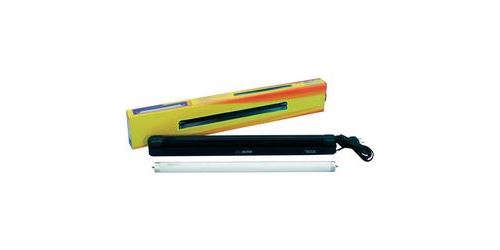 Set tube UV Eurolite 45 cm Slim UV & weiss 35 mm Tube fluorescent 15 W