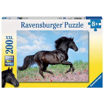 Puzzle 200 pièces XXL Ravensburger Etalon Noir