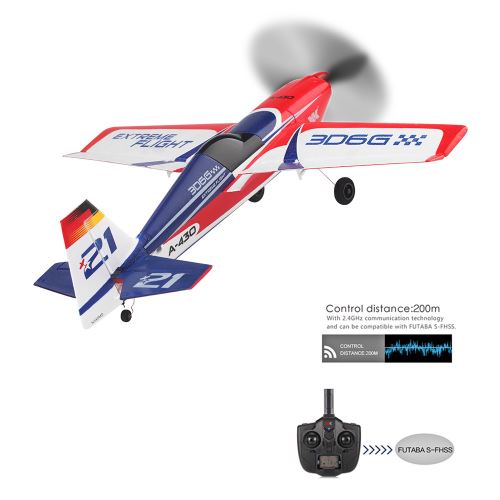 XK A430 2.4G 5CH Système moteur Brushless 3D6G RC Avion EPS avion wedazano256