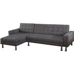 Canapé d'angle convertible 4 places SELVA coloris marron
