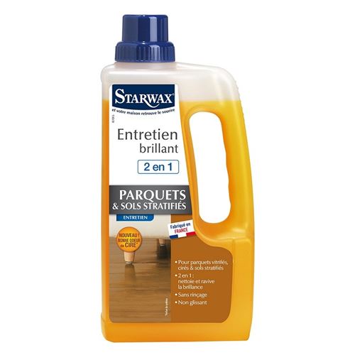 Starwax Entretien Brillant Parquets Et Stratifiés - 1L - 963