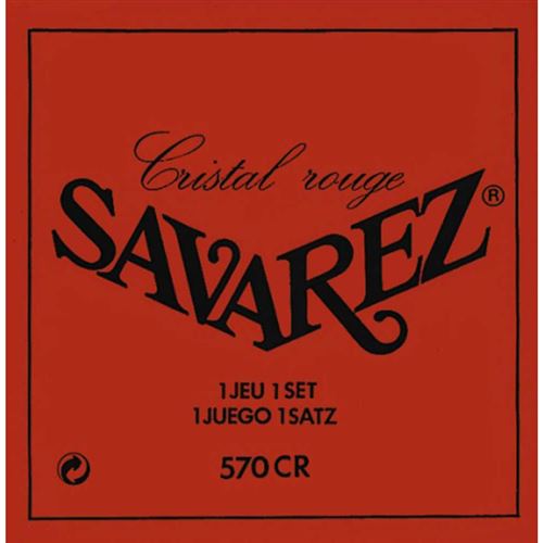 Jeu de Cordes pour Guitare Classique SAVAREZ 500CR - Rouge Tirant