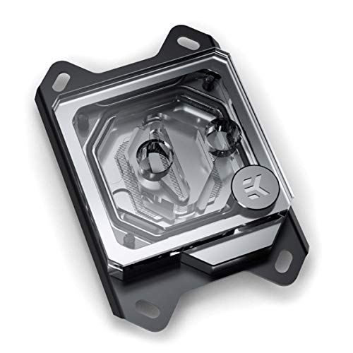 ekwb ek water blocks ek-velocity amd rgb - nickel + plexi noir