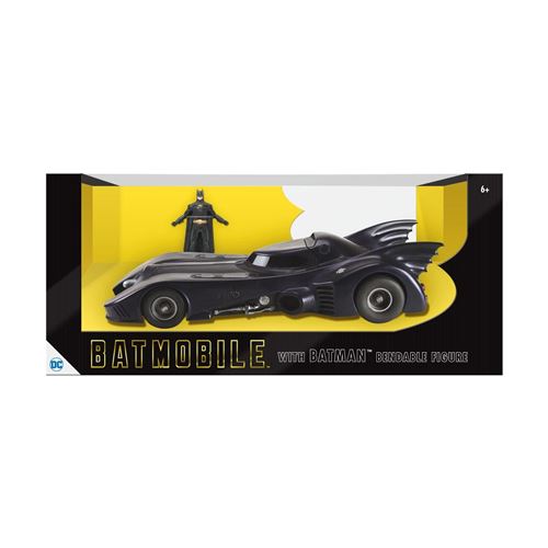 Figurine Batman - Burton Pack Batman Bendable et Batmobile 20cm