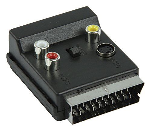 Connectique informatique Ineck Adaptateur peritel m/f svhs + 3 rca i/o