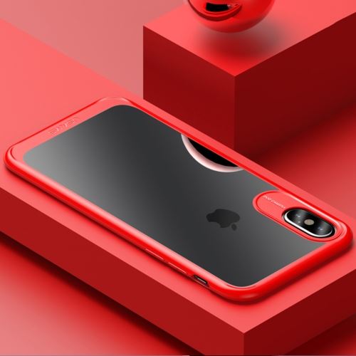 Iphone X / Xs Coque Protection Plastique Rouge Als81036