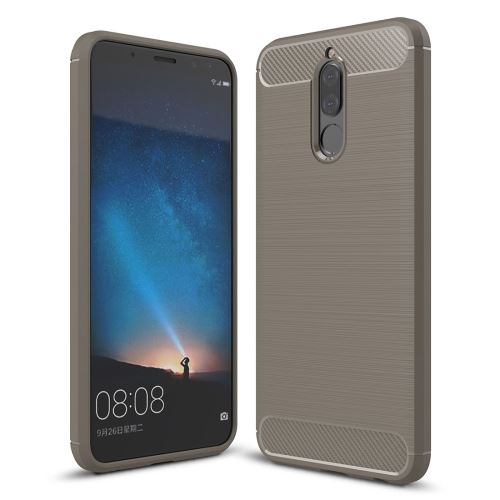 Huawei Mate 10 Lite Coque Protection TPU Effet Carbone Brossé Gris ALS53504