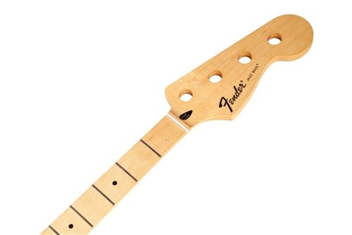 FENDER 099–6202–921 Jazz Bass Neck, 20 Medium Jumbo Frets, Maple FINGERBOARD
