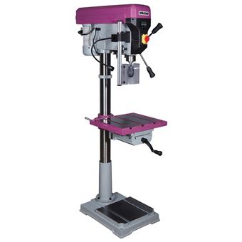 Perceuse à Colonne Sidamo PE22A Mono 550W - Avec étau, Mandrin, Brides, Pour Métal, Bois, Plastique