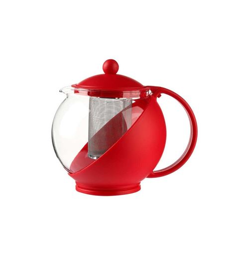Théière - 1,25L - Verre - Rouge