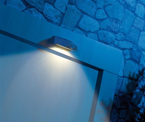 Veilleuses Luminea : 2 lampes de placard sans fil à LED avec détecteur - 25  lm - Noir